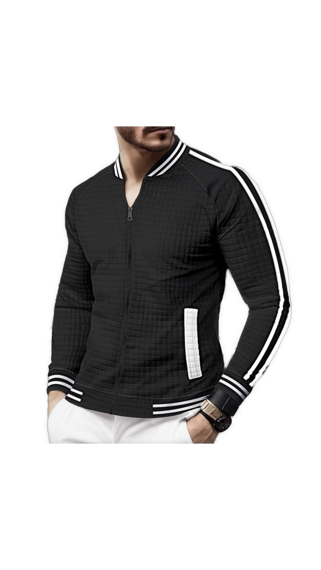 Kozz - Long Sleeve Jacket for Men - Sarman Fashion - Wholesale Clothing Fashion Brand for Men from Canada