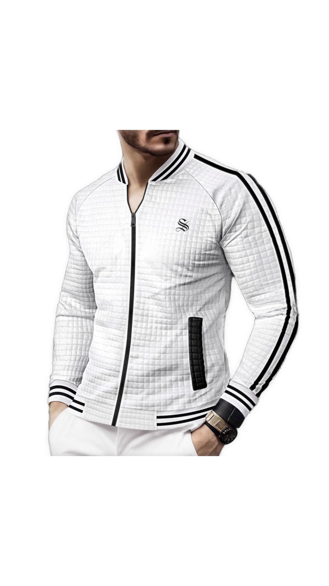 Kozz - Long Sleeve Jacket for Men - Sarman Fashion - Wholesale Clothing Fashion Brand for Men from Canada