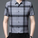 Krestik - Short Sleeves Shirt for Men - Sarman Fashion - Wholesale Clothing Fashion Brand for Men from Canada