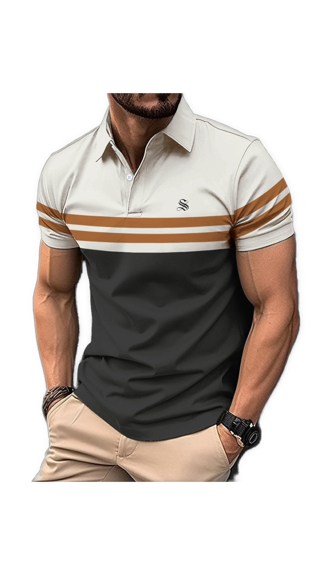 Kristine - Polo Shirt for Men - Sarman Fashion - Wholesale Clothing Fashion Brand for Men from Canada