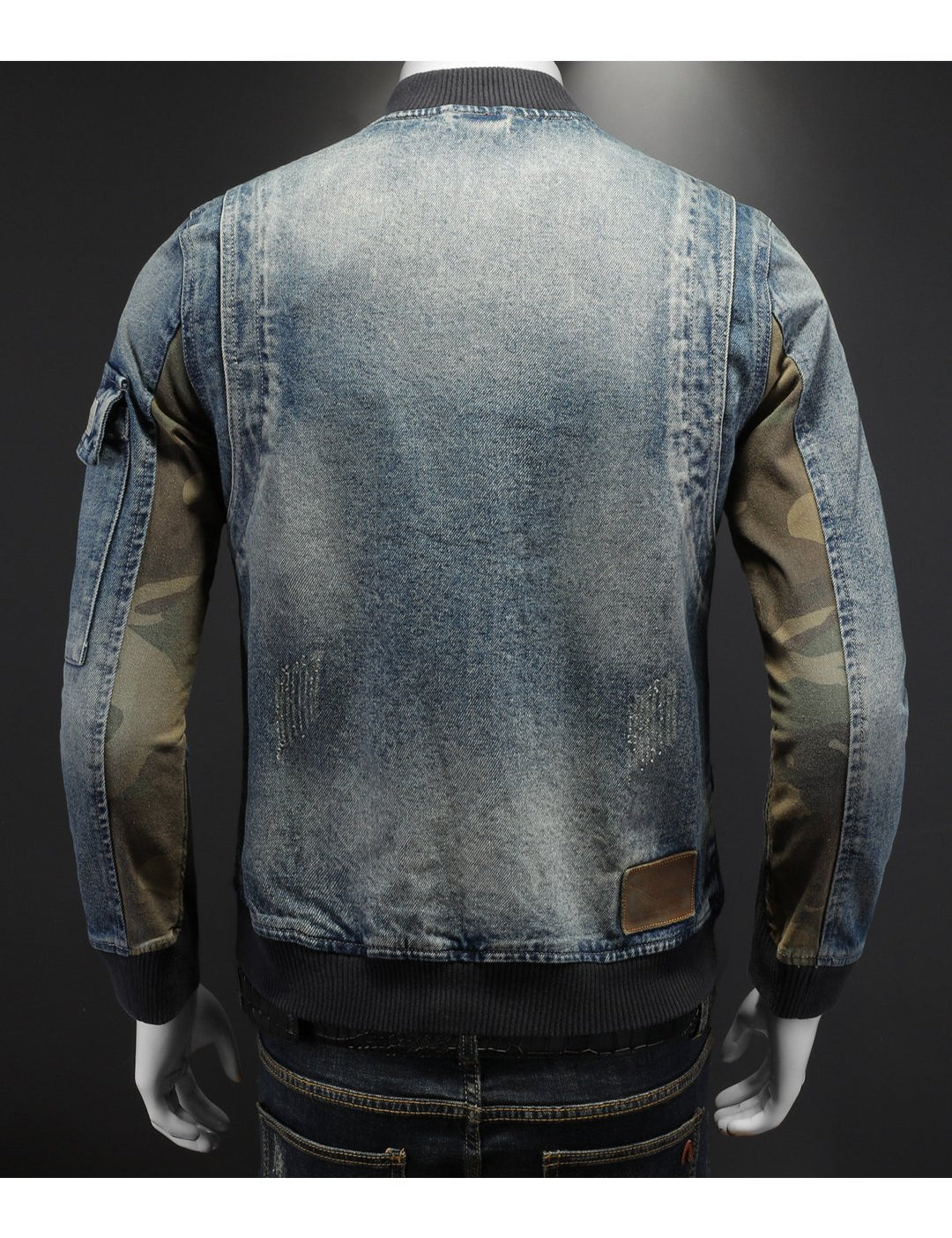 KRMIY - Long Sleeve Jeans Jacket for Men - Sarman Fashion - Wholesale Clothing Fashion Brand for Men from Canada
