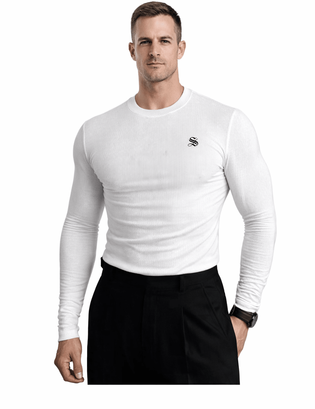 Krozom 34 - Long Sleeve Shirt for Men - Sarman Fashion - Wholesale Clothing Fashion Brand for Men from Canada