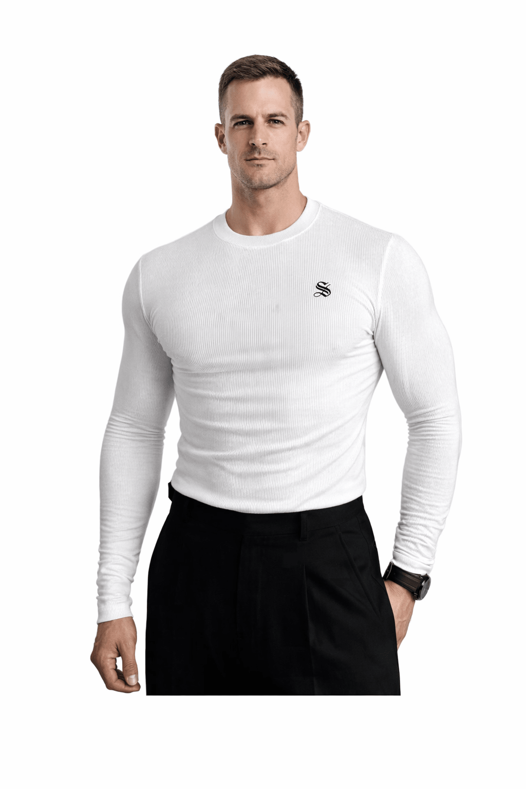 Krozom 34 - Long Sleeve Shirt for Men - Sarman Fashion - Wholesale Clothing Fashion Brand for Men from Canada