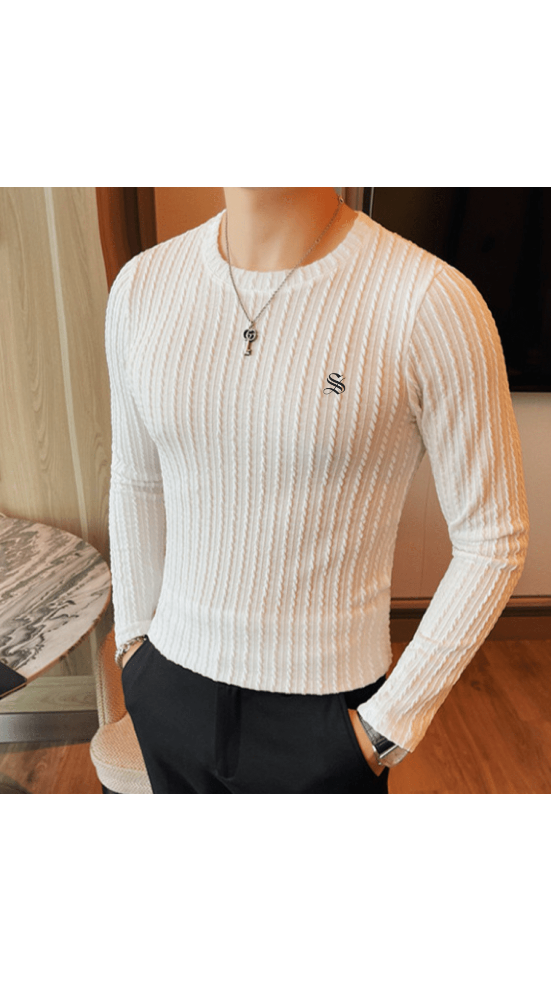 Krozomol - Long Sleeve Shirt for Men - Sarman Fashion - Wholesale Clothing Fashion Brand for Men from Canada