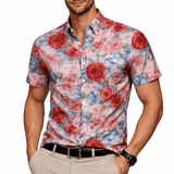 KSIX 4 - Short Sleeves Shirt for Men - Sarman Fashion - Wholesale Clothing Fashion Brand for Men from Canada
