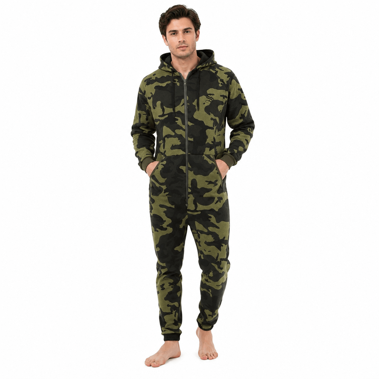 Kungu 5 - Jumpsuit Hoodie for Men - Sarman Fashion - Wholesale Clothing Fashion Brand for Men from Canada