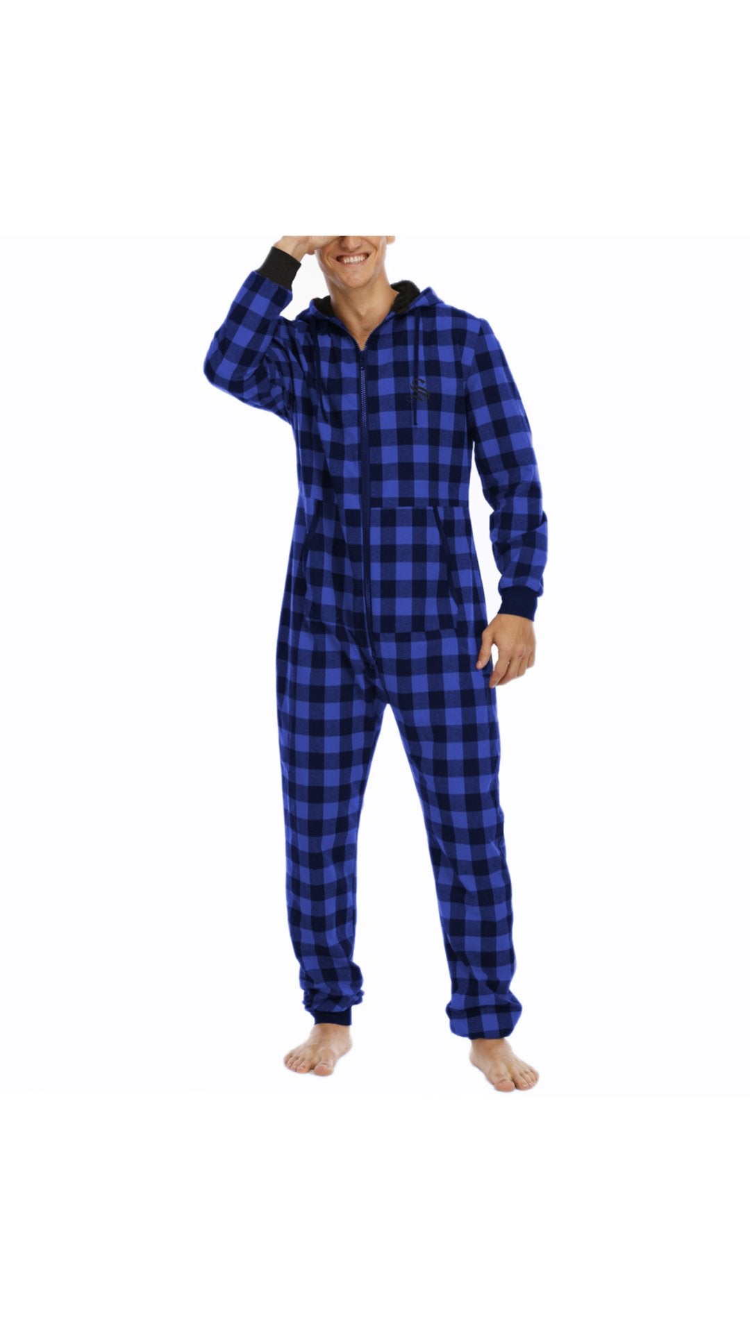 Kungu 6 - Jumpsuit Hoodie for Men - Sarman Fashion - Wholesale Clothing Fashion Brand for Men from Canada