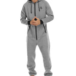 Kungu - Jumpsuit Hoodie for Men - Sarman Fashion - Wholesale Clothing Fashion Brand for Men from Canada