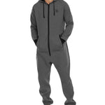Kungu - Jumpsuit Hoodie for Men - Sarman Fashion - Wholesale Clothing Fashion Brand for Men from Canada