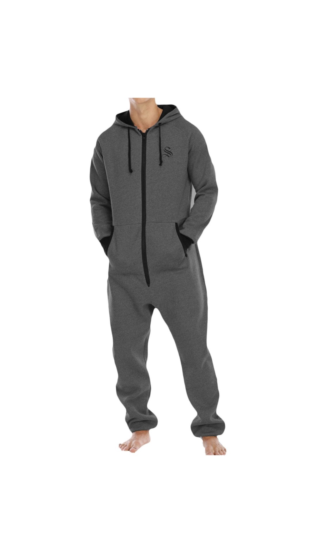 Kungu - Jumpsuit Hoodie for Men - Sarman Fashion - Wholesale Clothing Fashion Brand for Men from Canada