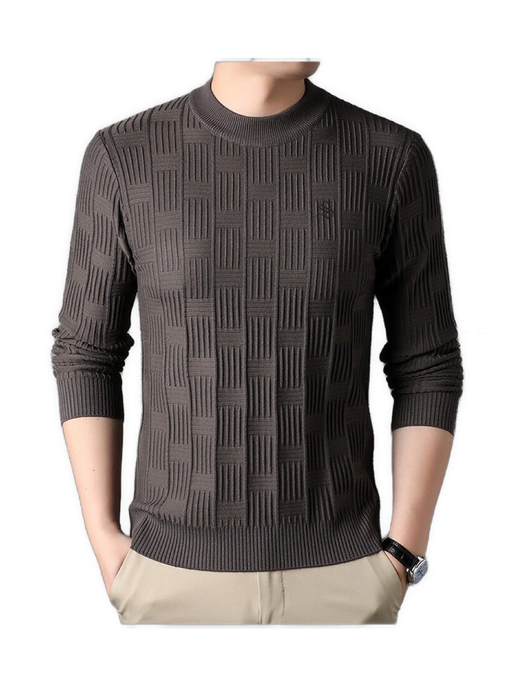 Kvn 32 - Sweater for Men - Sarman Fashion - Wholesale Clothing Fashion Brand for Men from Canada