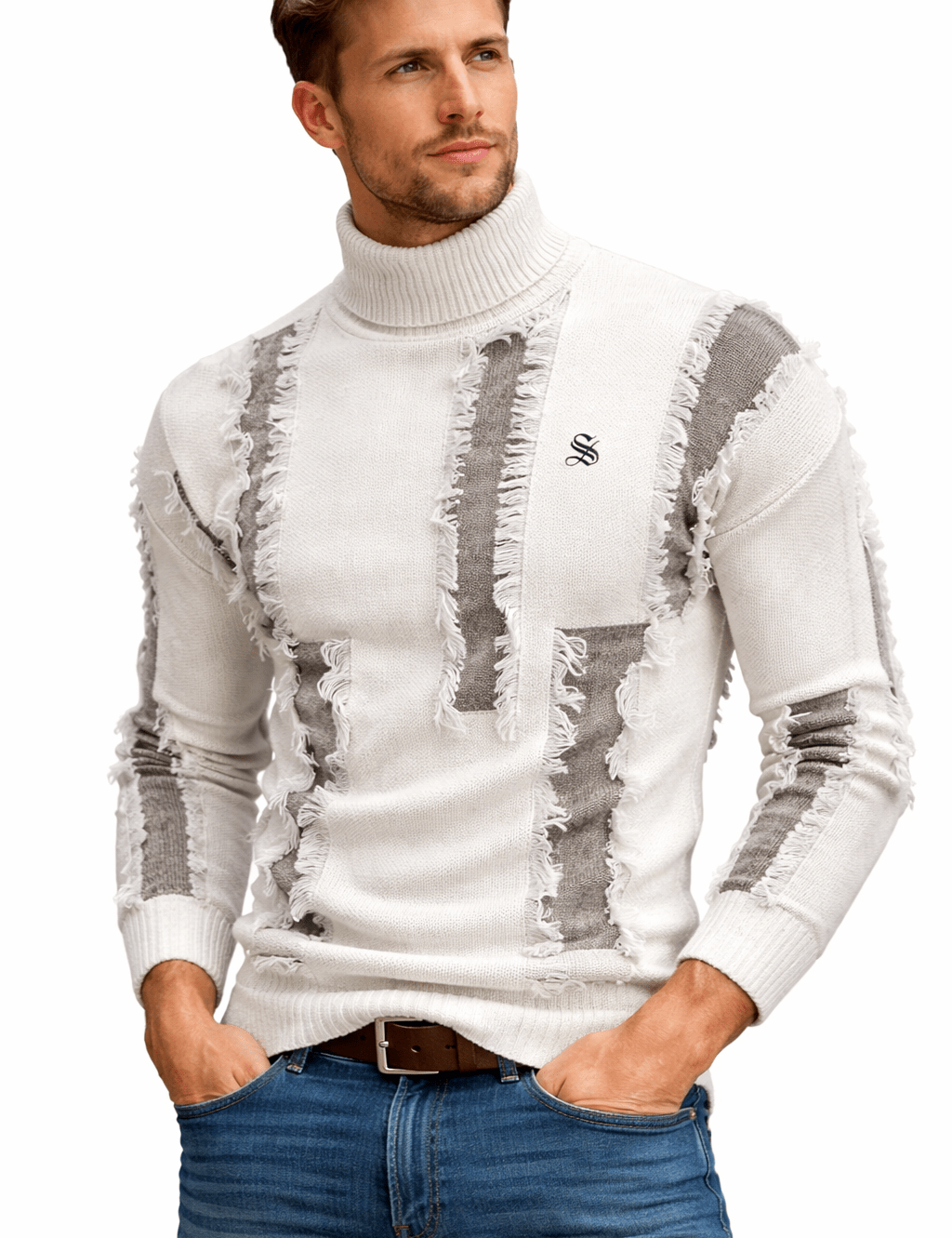 Kvn 4 - Sweater for Men - Sarman Fashion - Wholesale Clothing Fashion Brand for Men from Canada