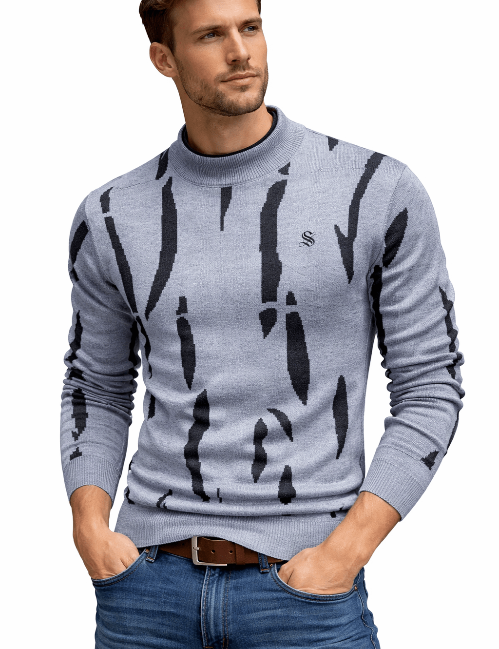 Kvn 6 - Sweater for Men - Sarman Fashion - Wholesale Clothing Fashion Brand for Men from Canada