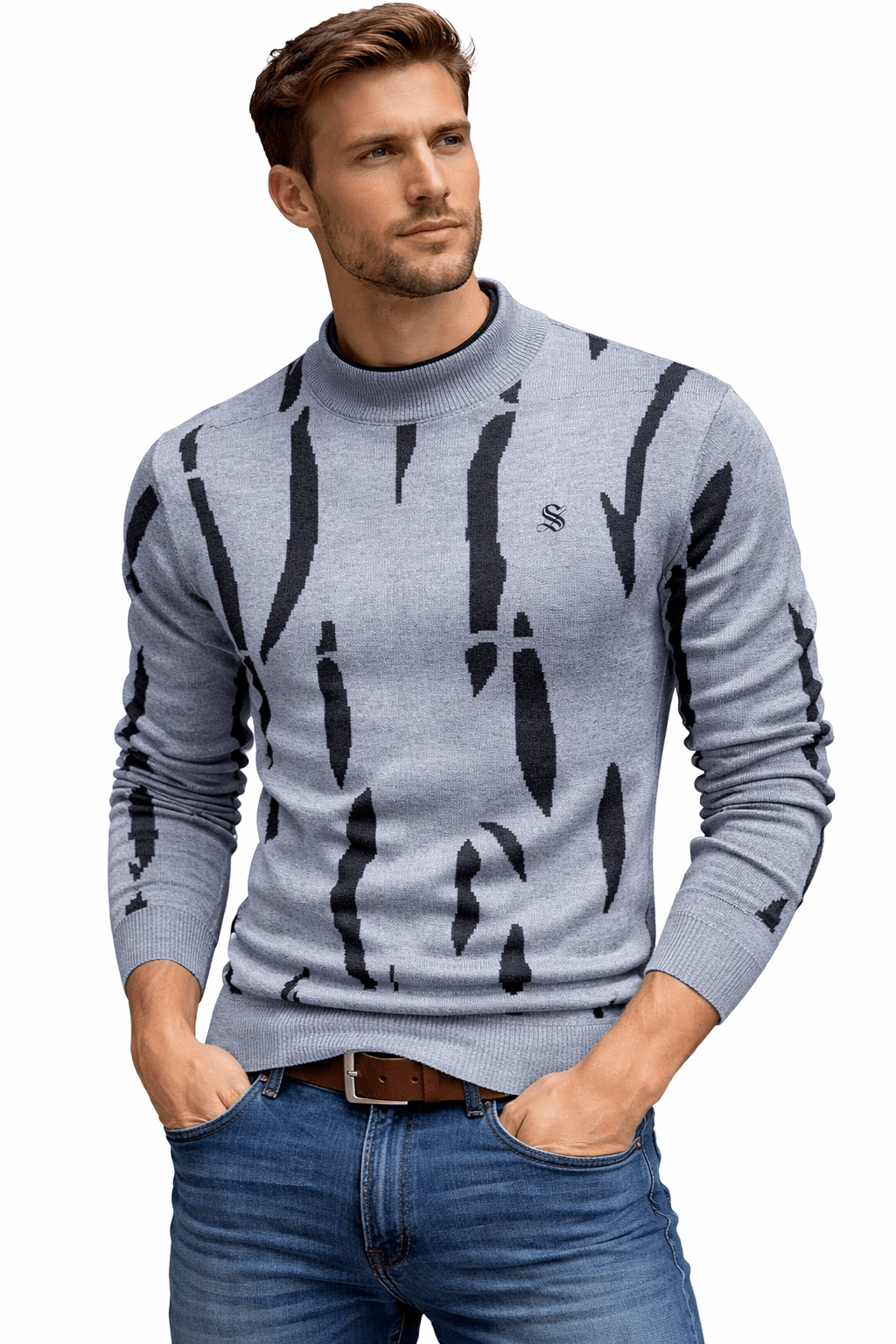 Kvn 6 - Sweater for Men - Sarman Fashion - Wholesale Clothing Fashion Brand for Men from Canada