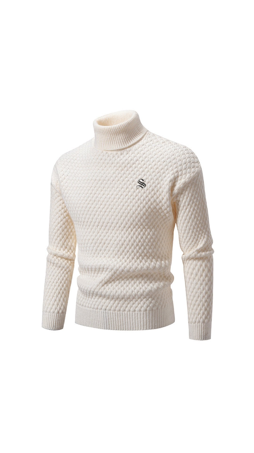 Kvn 9 - High Neck Sweater for Men - Sarman Fashion - Wholesale Clothing Fashion Brand for Men from Canada