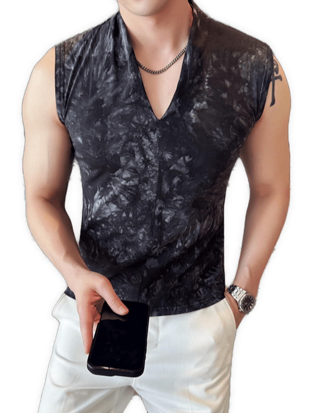 Labna 5 - Tank Top for Men - Sarman Fashion - Wholesale Clothing Fashion Brand for Men from Canada