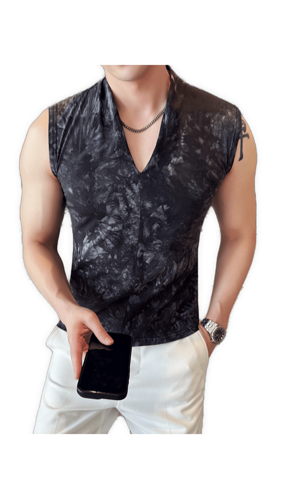 Labna 5 - Tank Top for Men - Sarman Fashion - Wholesale Clothing Fashion Brand for Men from Canada