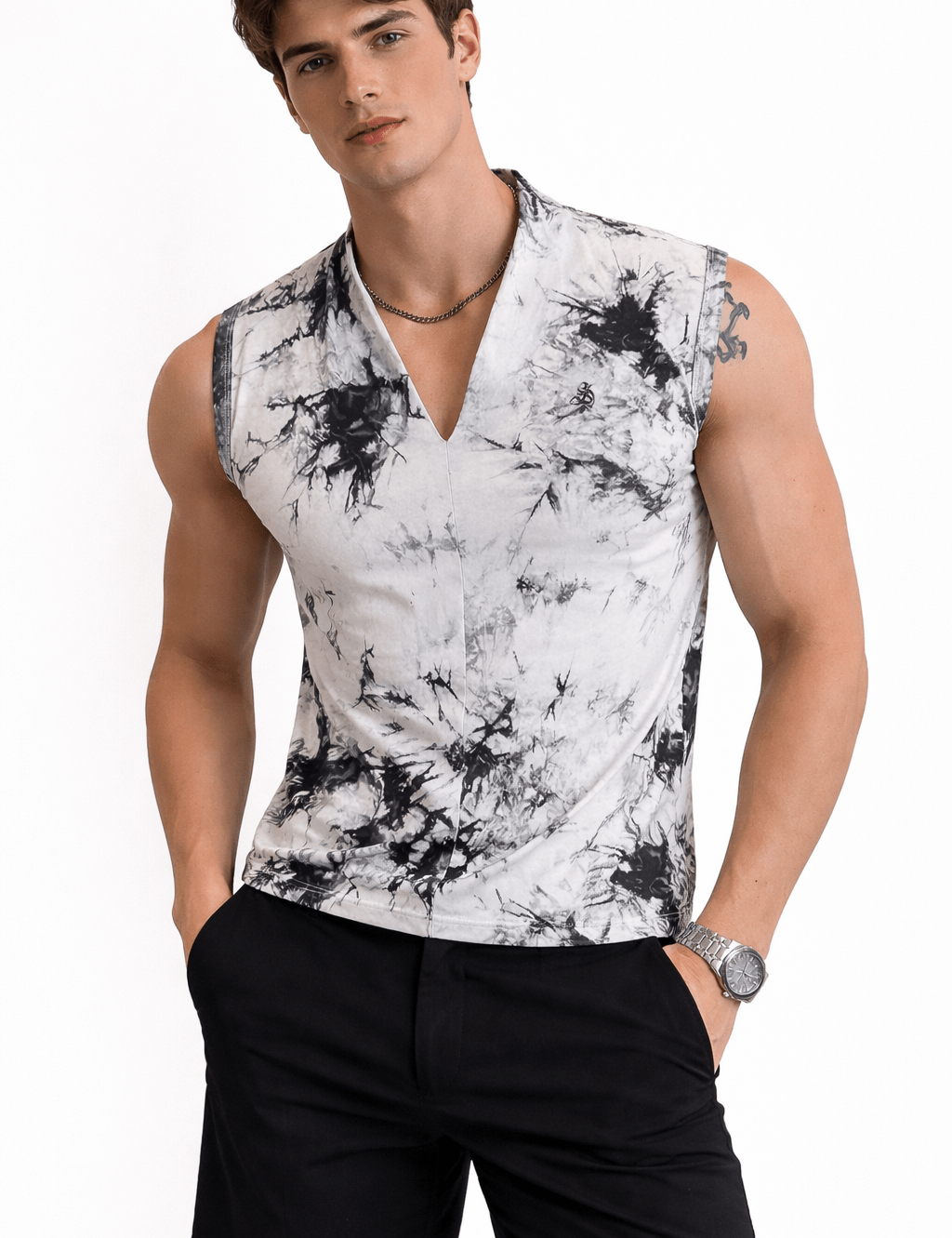 Labna 5 - Tank Top for Men - Sarman Fashion - Wholesale Clothing Fashion Brand for Men from Canada