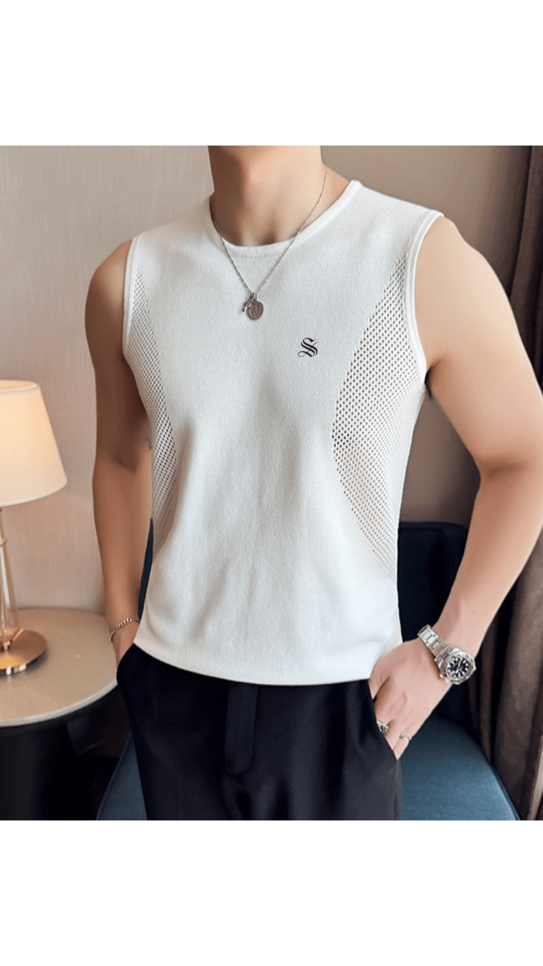 Labna 6 - Tank Top for Men - Sarman Fashion - Wholesale Clothing Fashion Brand for Men from Canada