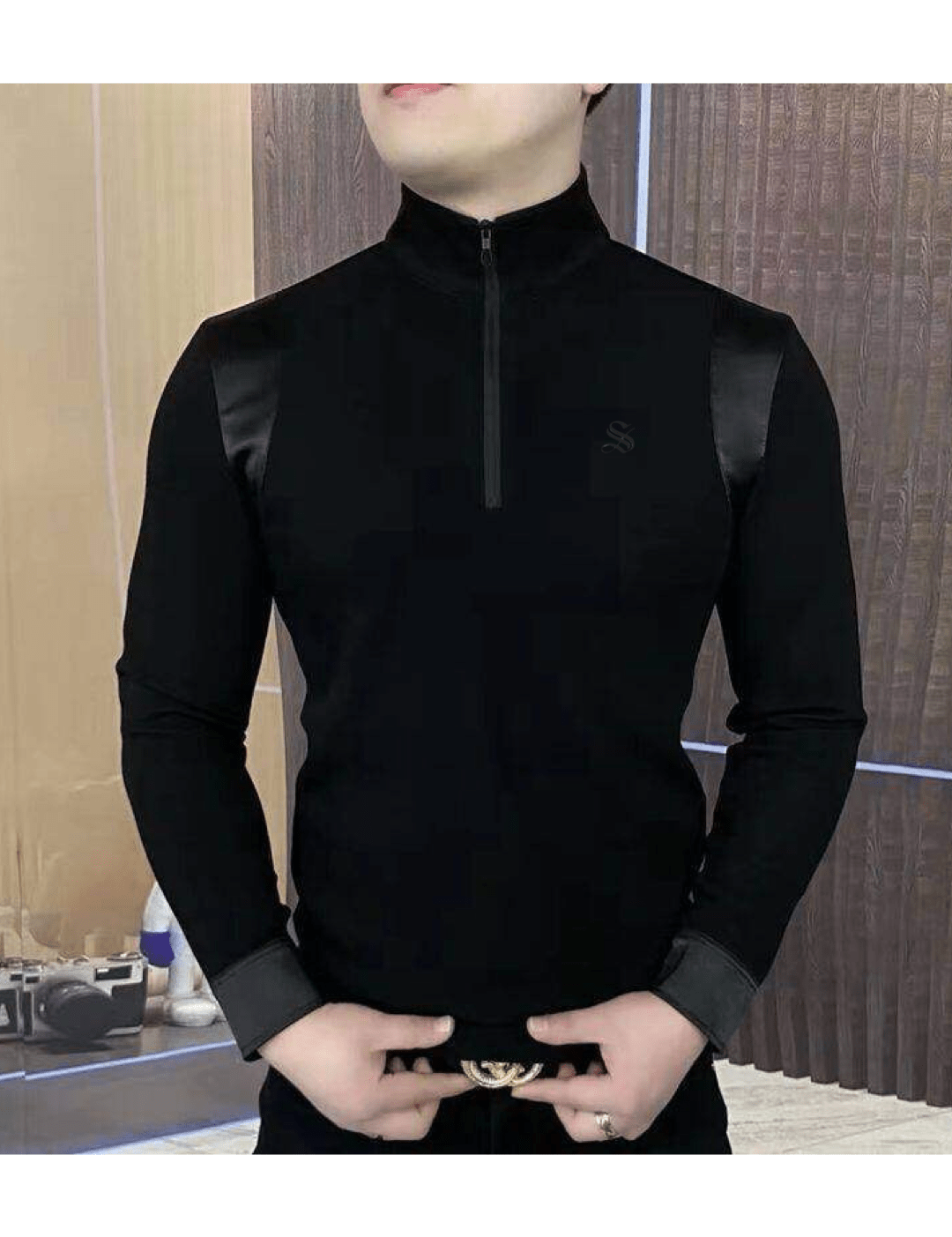 Lada - Long Sleeves Track Top for Men - Sarman Fashion - Wholesale Clothing Fashion Brand for Men from Canada