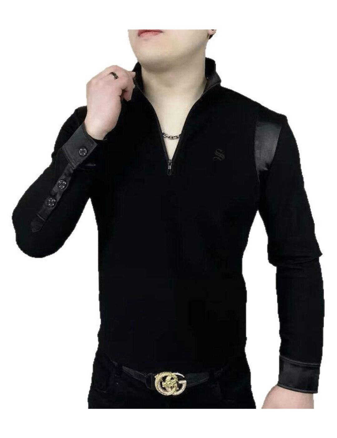 Lada - Long Sleeves Track Top for Men - Sarman Fashion - Wholesale Clothing Fashion Brand for Men from Canada