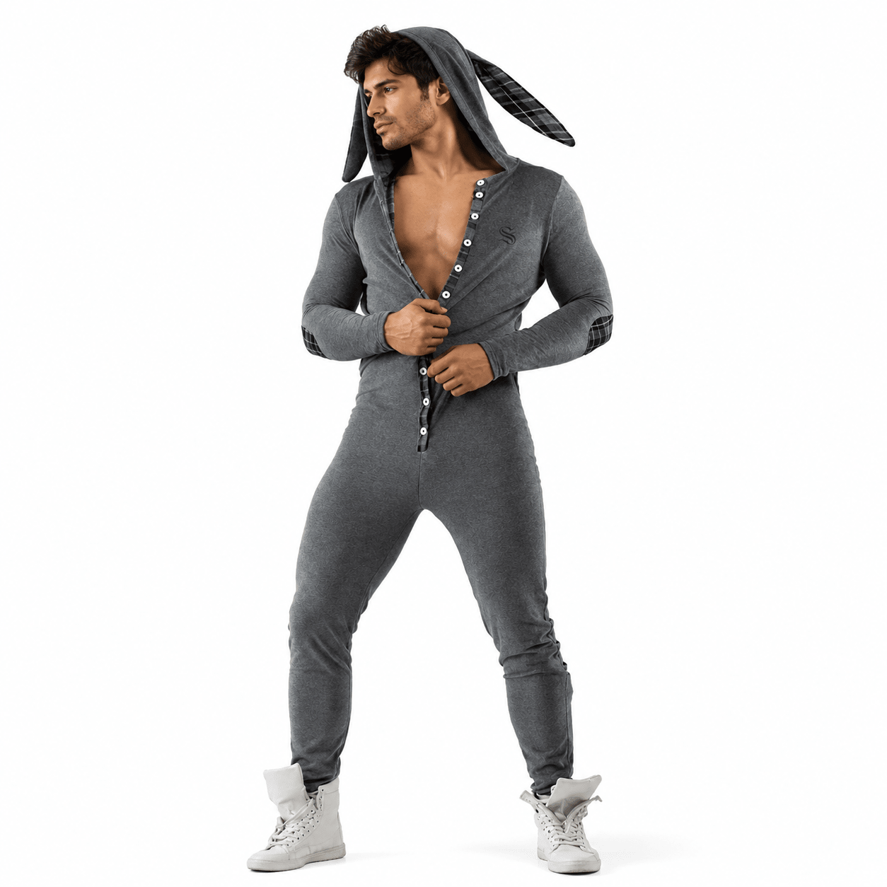 Lapu - Jumpsuit Leggings for Men - Sarman Fashion - Wholesale Clothing Fashion Brand for Men from Canada