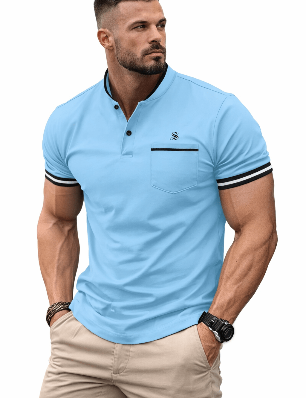 Lejit 2 - Polo Shirt for Men - Sarman Fashion - Wholesale Clothing Fashion Brand for Men from Canada