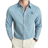 Lema - Long Sleeves Shirt for Men - Sarman Fashion - Wholesale Clothing Fashion Brand for Men from Canada