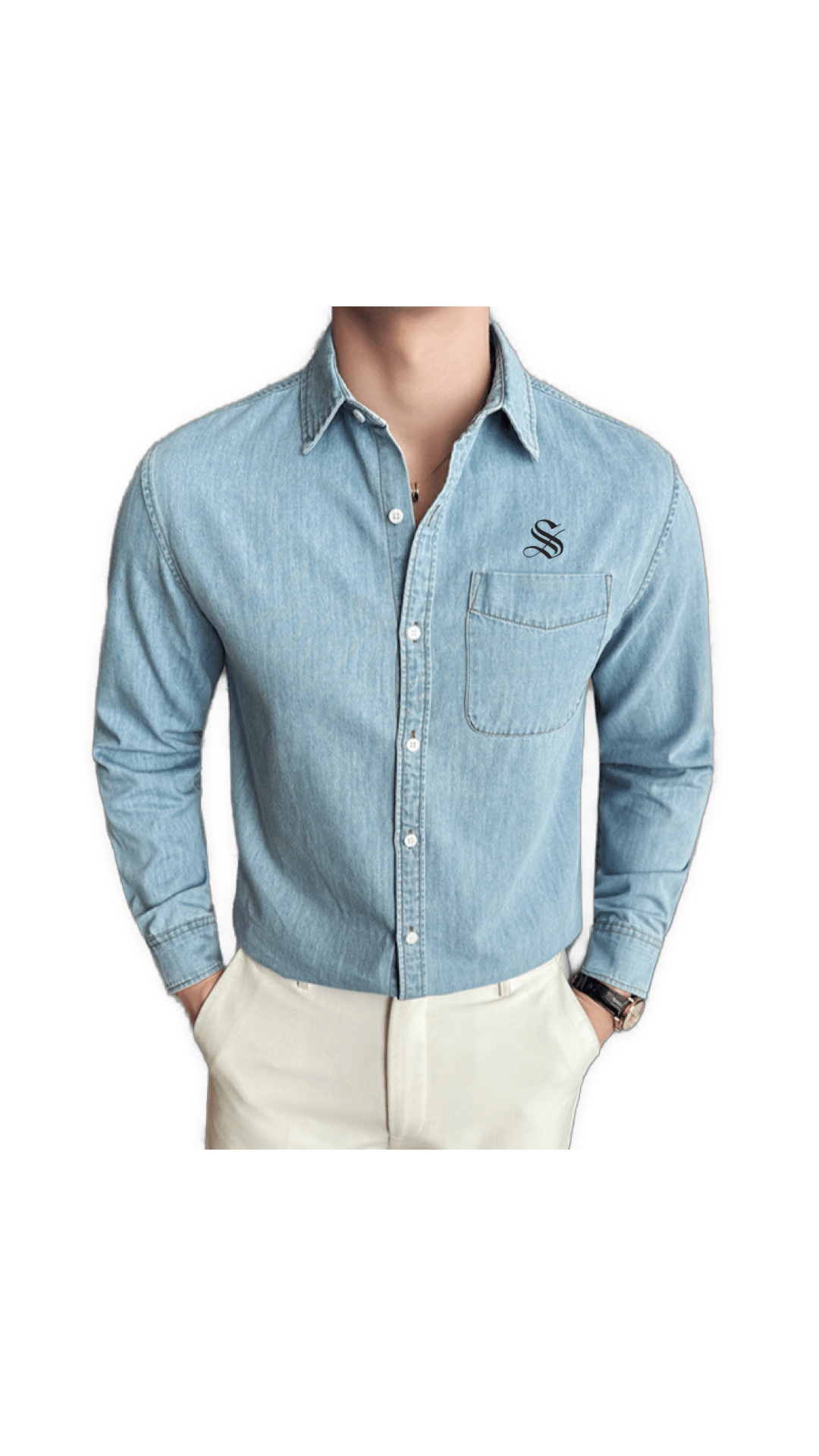 Lema - Long Sleeves Shirt for Men - Sarman Fashion - Wholesale Clothing Fashion Brand for Men from Canada