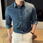 Lema - Long Sleeves Shirt for Men - Sarman Fashion - Wholesale Clothing Fashion Brand for Men from Canada