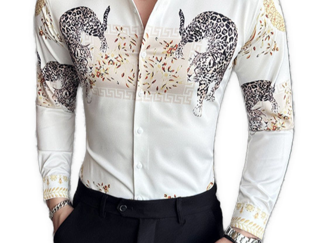 Leseo - Long Sleeves Shirt for Men - Sarman Fashion - Wholesale Clothing Fashion Brand for Men from Canada