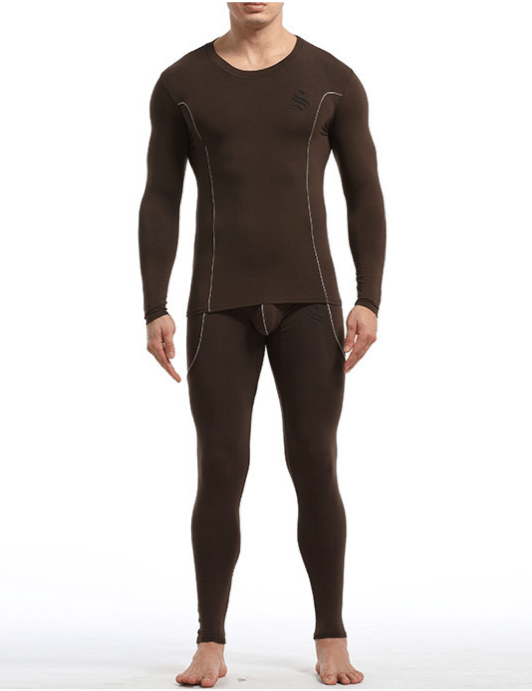 Letto 105 - Complete Set Leggings & Long Sleeves Shirt for Men - Sarman Fashion - Wholesale Clothing Fashion Brand for Men from Canada