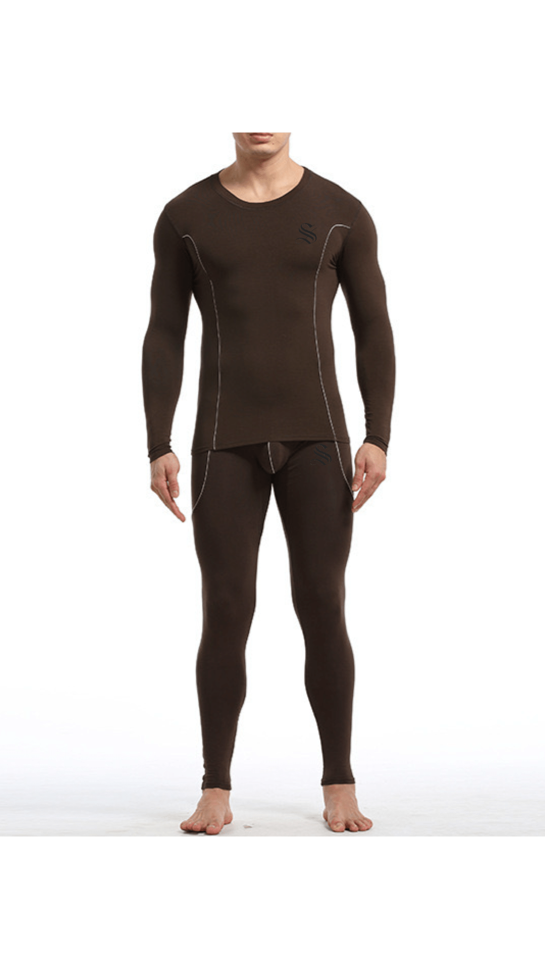Letto 105 - Complete Set Leggings & Long Sleeves Shirt for Men - Sarman Fashion - Wholesale Clothing Fashion Brand for Men from Canada