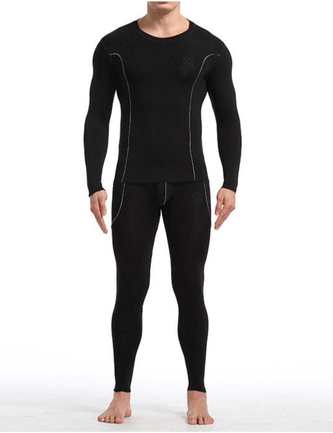 Letto 105 - Complete Set Leggings & Long Sleeves Shirt for Men - Sarman Fashion - Wholesale Clothing Fashion Brand for Men from Canada