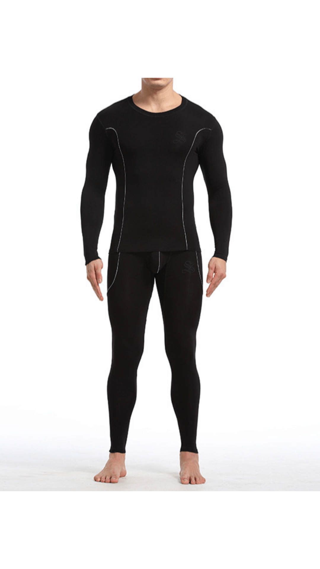 Letto 105 - Complete Set Leggings & Long Sleeves Shirt for Men - Sarman Fashion - Wholesale Clothing Fashion Brand for Men from Canada