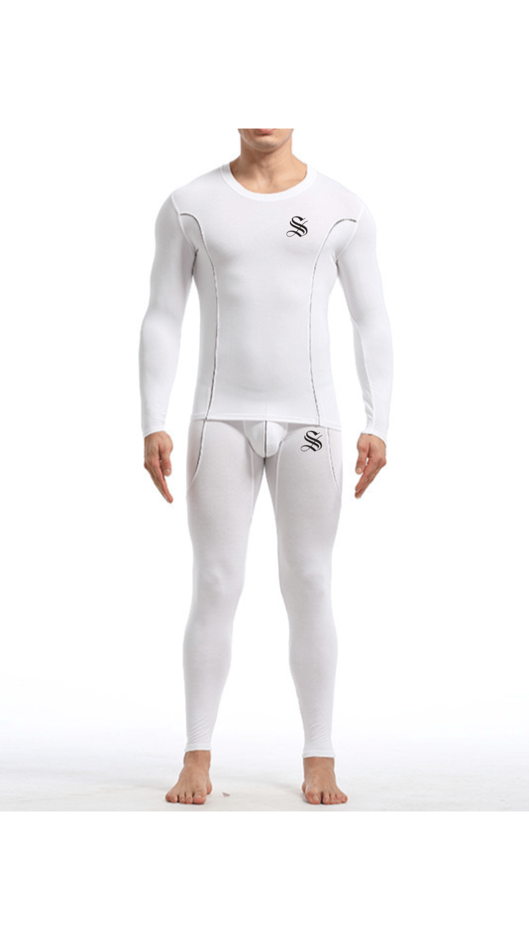 Letto 105 - Complete Set Leggings & Long Sleeves Shirt for Men - Sarman Fashion - Wholesale Clothing Fashion Brand for Men from Canada