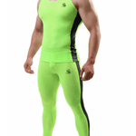 Letto 1087 - Complete Set Leggings & Tank Top for Men - Sarman Fashion - Wholesale Clothing Fashion Brand for Men from Canada