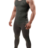 Letto 1087 - Complete Set Leggings & Tank Top for Men - Sarman Fashion - Wholesale Clothing Fashion Brand for Men from Canada