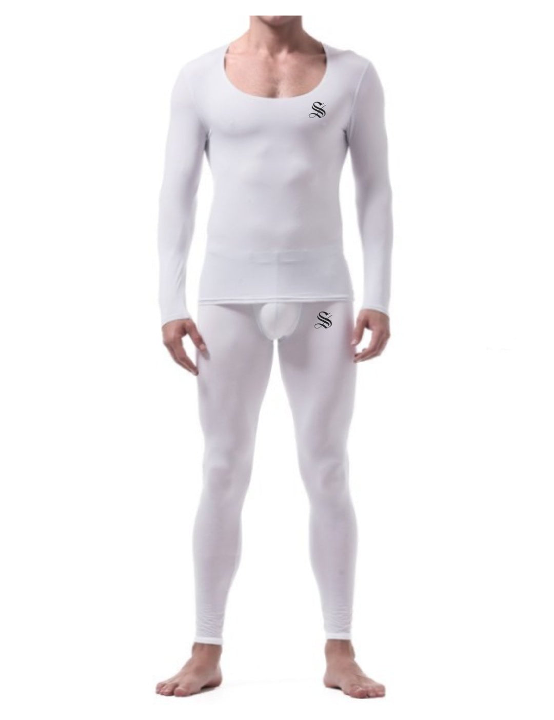 Letto 43 - Complete Set Leggings & Long Sleeves Shirt for Men - Sarman Fashion - Wholesale Clothing Fashion Brand for Men from Canada