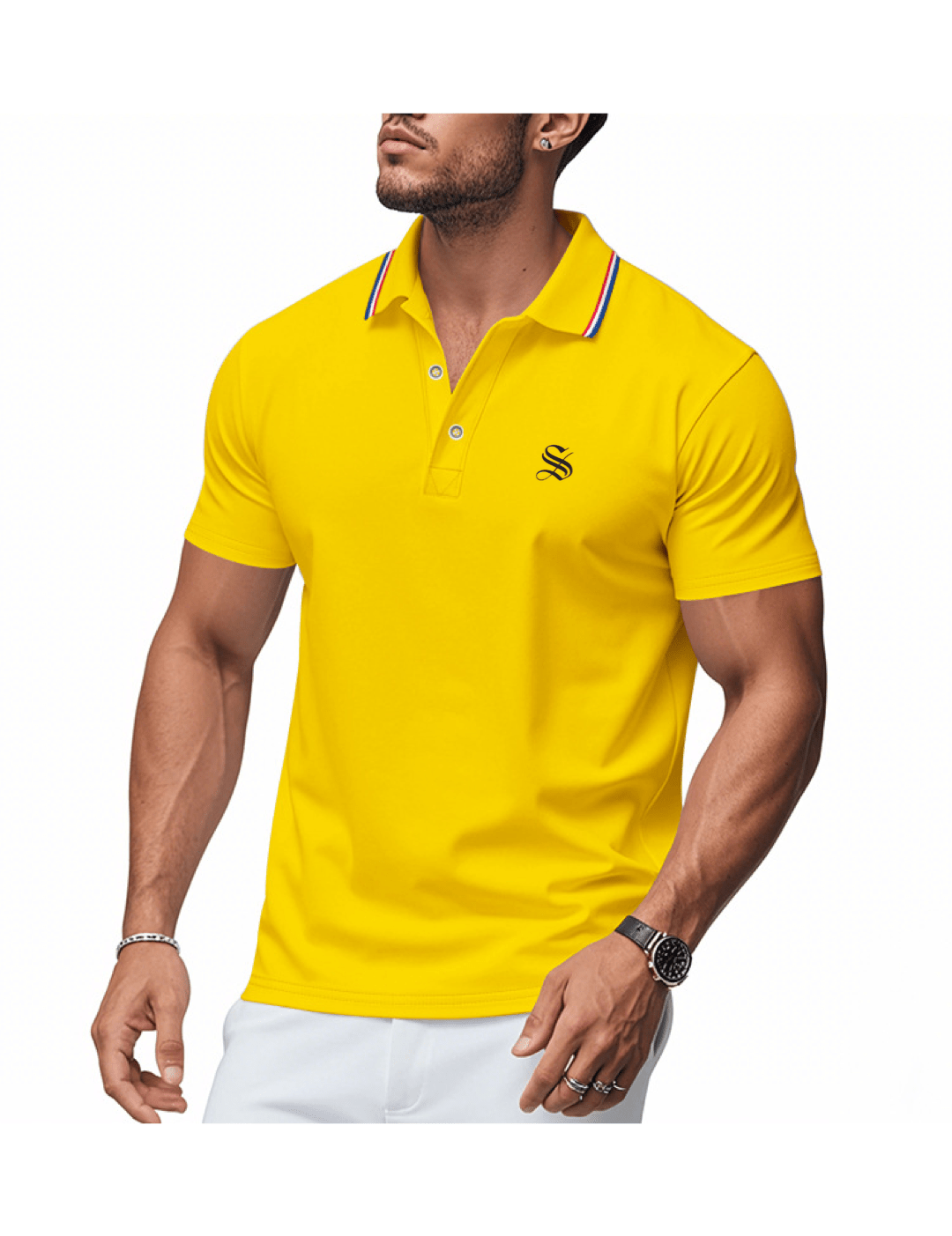 LHJK 2 - Polo Shirt for Men - Sarman Fashion - Wholesale Clothing Fashion Brand for Men from Canada