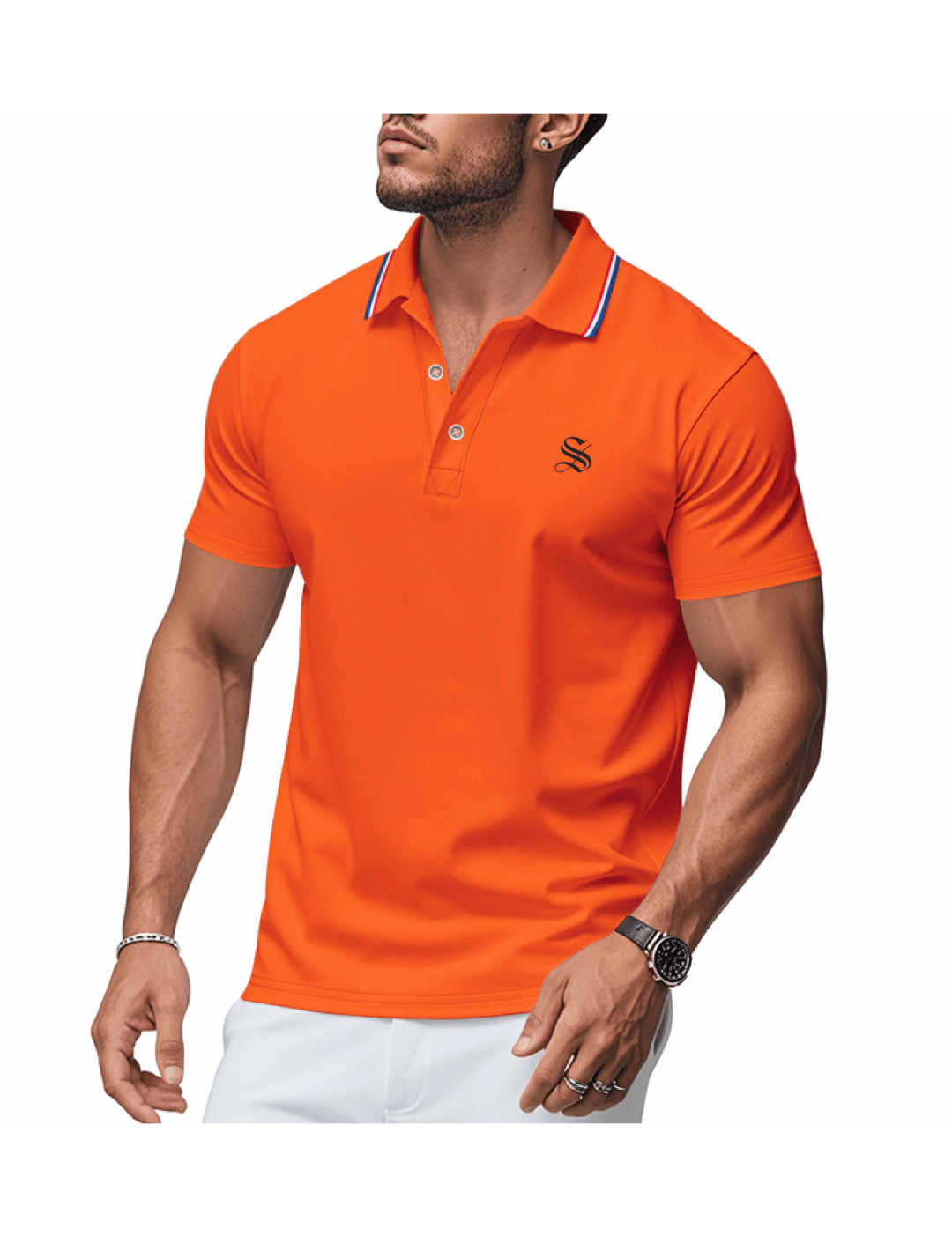 LHJK 2 - Polo Shirt for Men - Sarman Fashion - Wholesale Clothing Fashion Brand for Men from Canada