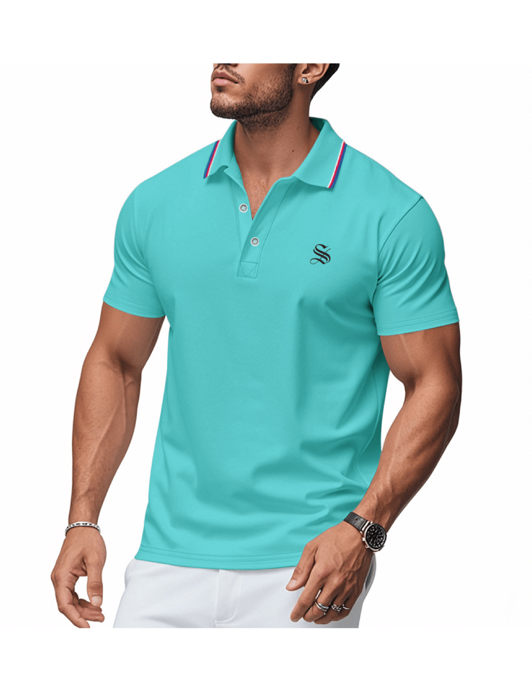 LHJK 2 - Polo Shirt for Men - Sarman Fashion - Wholesale Clothing Fashion Brand for Men from Canada