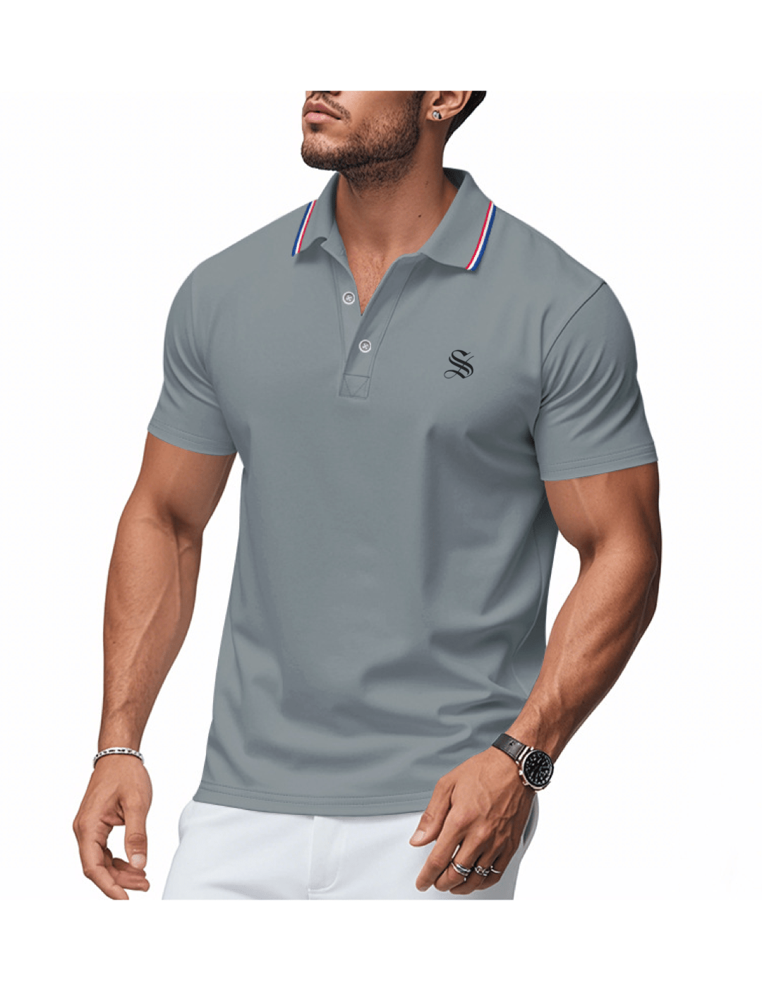 LHJK 2 - Polo Shirt for Men - Sarman Fashion - Wholesale Clothing Fashion Brand for Men from Canada