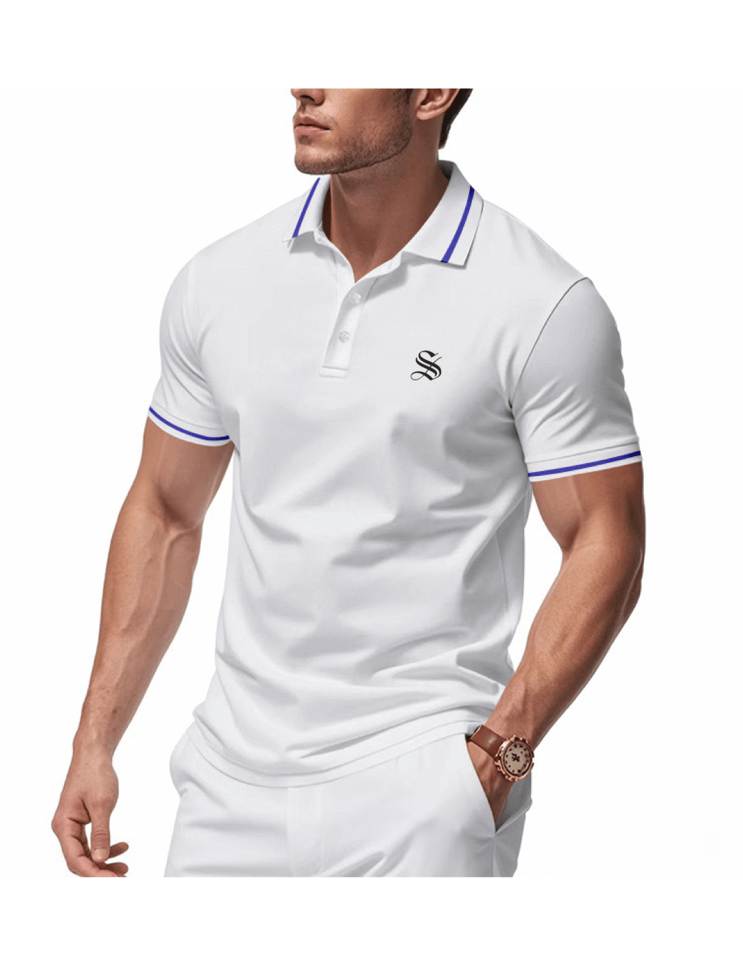 LHJK - Polo Shirt for Men - Sarman Fashion - Wholesale Clothing Fashion Brand for Men from Canada