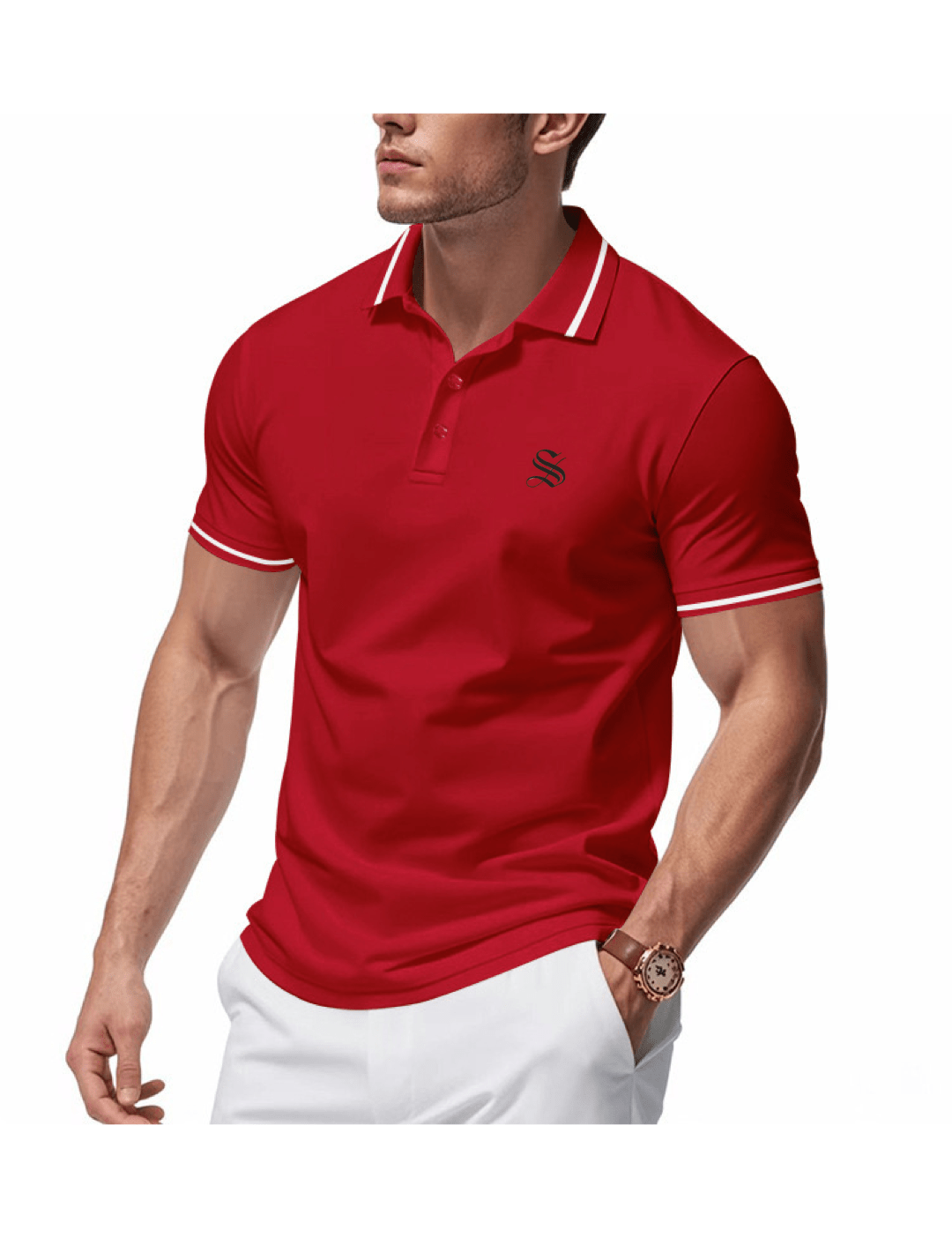 LHJK - Polo Shirt for Men - Sarman Fashion - Wholesale Clothing Fashion Brand for Men from Canada