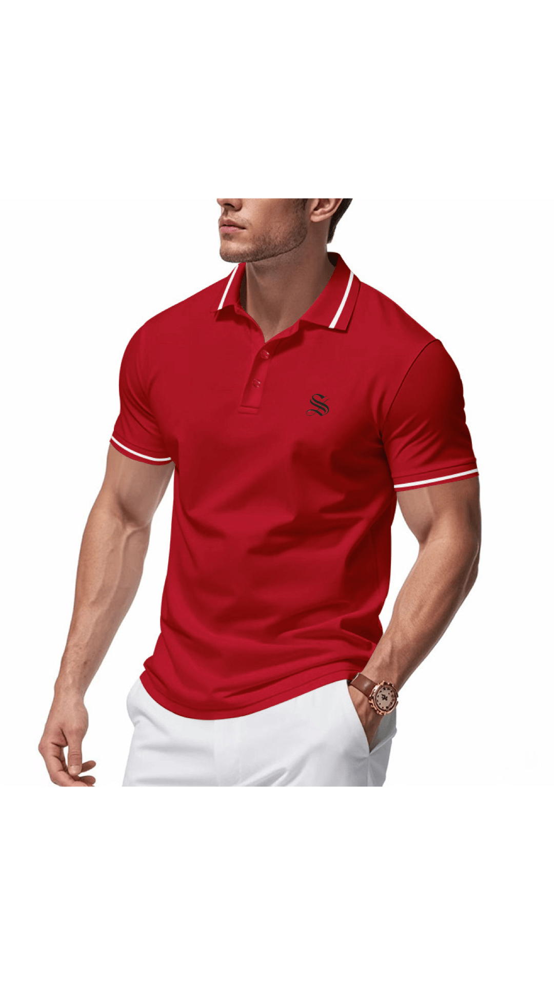 LHJK - Polo Shirt for Men - Sarman Fashion - Wholesale Clothing Fashion Brand for Men from Canada