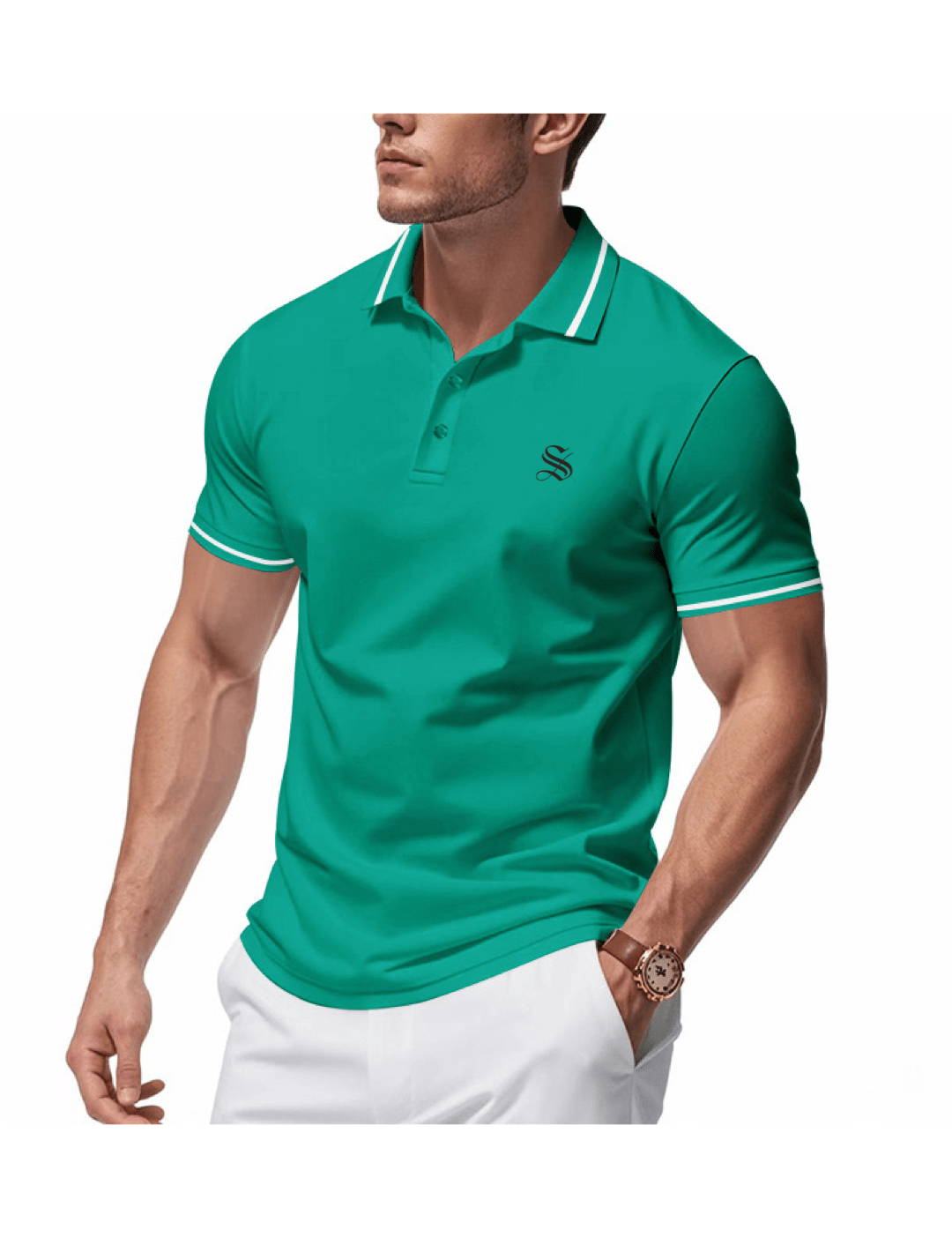 LHJK - Polo Shirt for Men - Sarman Fashion - Wholesale Clothing Fashion Brand for Men from Canada
