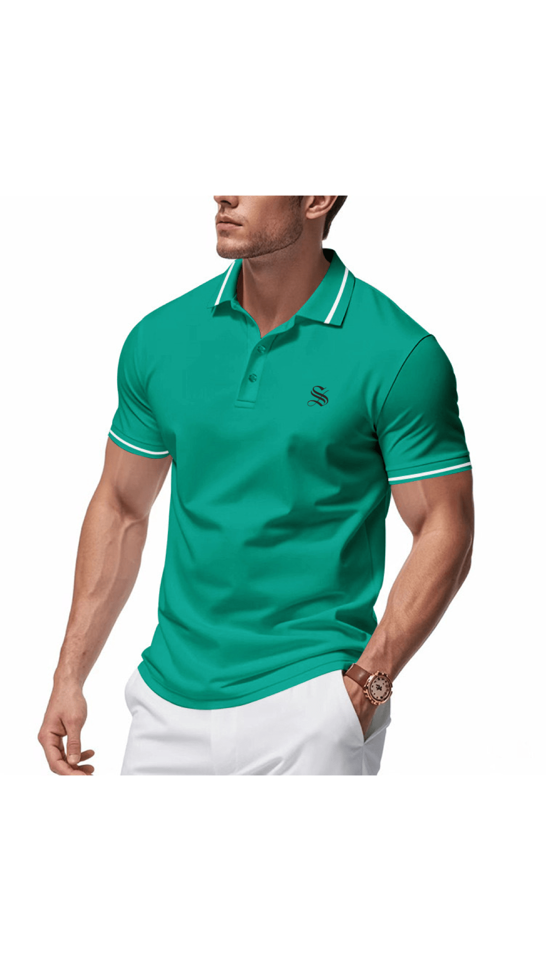 LHJK - Polo Shirt for Men - Sarman Fashion - Wholesale Clothing Fashion Brand for Men from Canada
