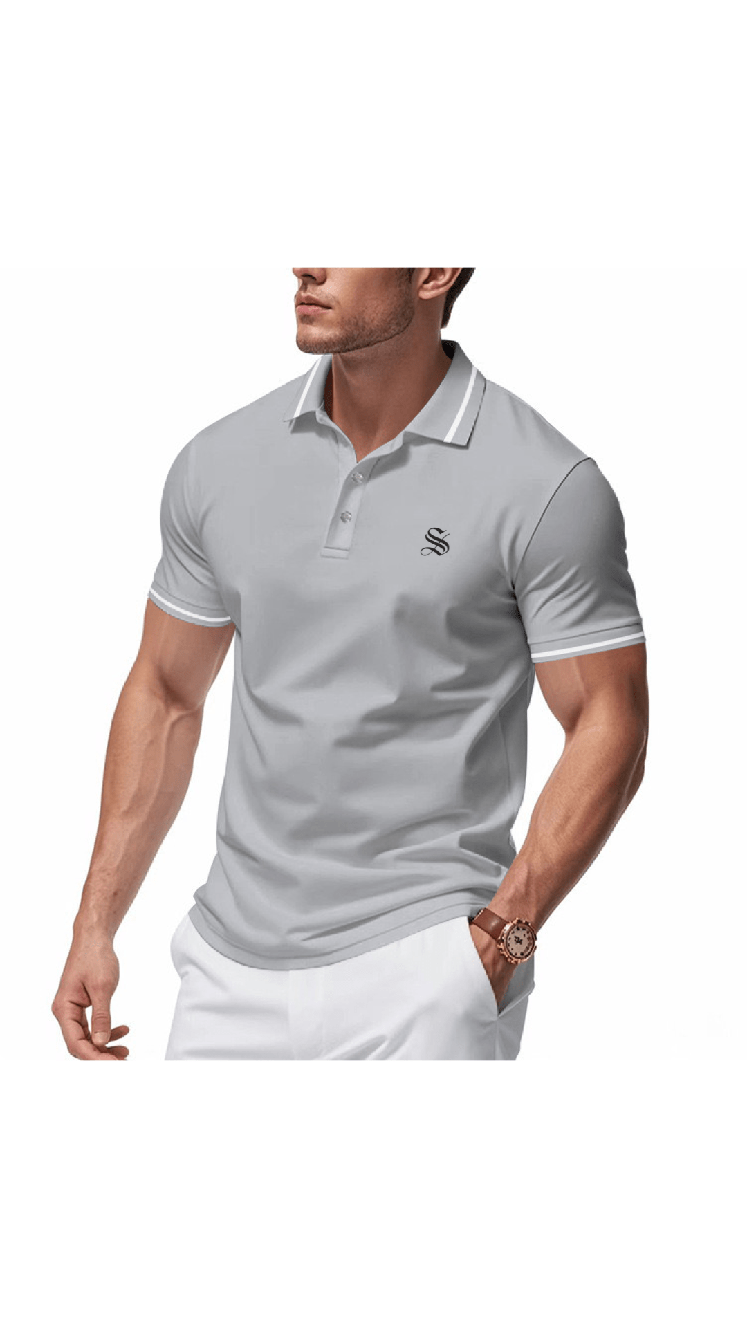LHJK - Polo Shirt for Men - Sarman Fashion - Wholesale Clothing Fashion Brand for Men from Canada