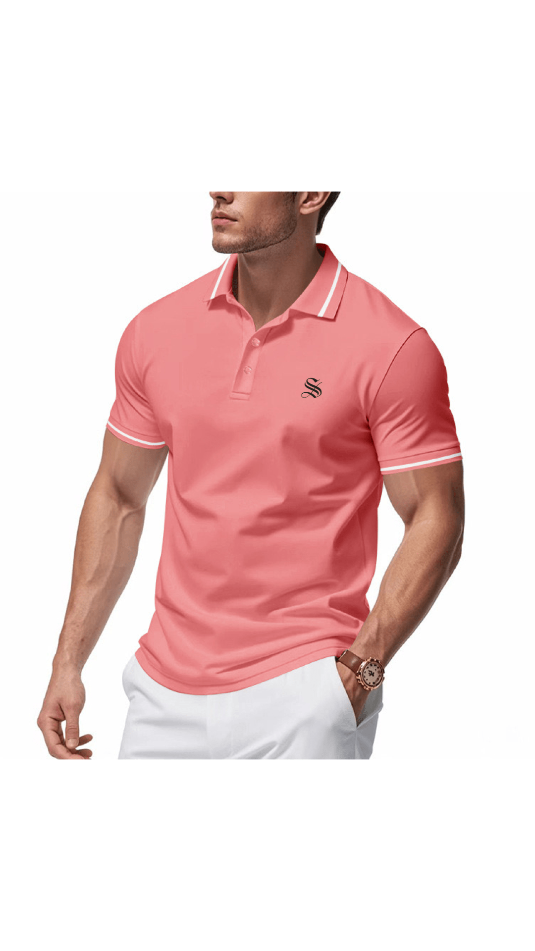 LHJK - Polo Shirt for Men - Sarman Fashion - Wholesale Clothing Fashion Brand for Men from Canada